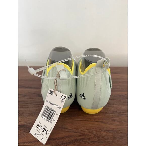 NWT Adidas The Indoor Cycling Shoe Men\'s 8.5 Stationery Bike Spin Mint/Yellow main image 7